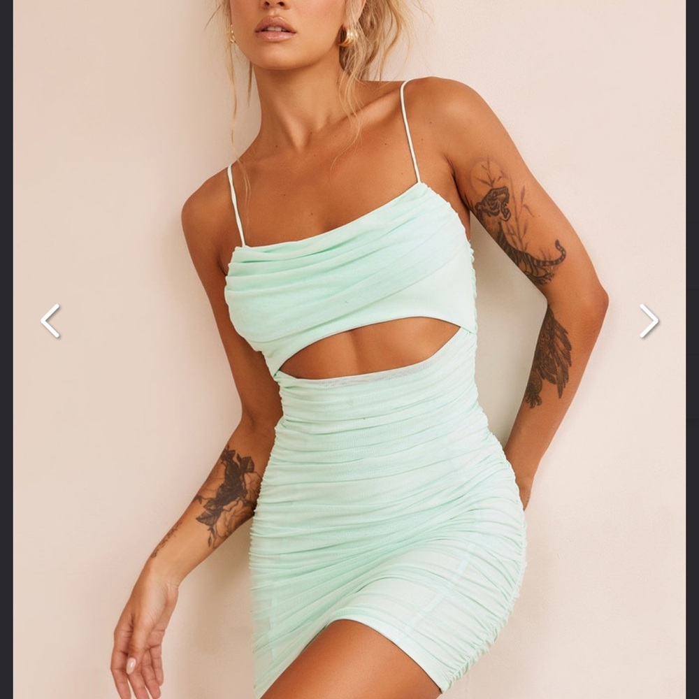 Sage + Paige More Thoughts Mini Dress Mint